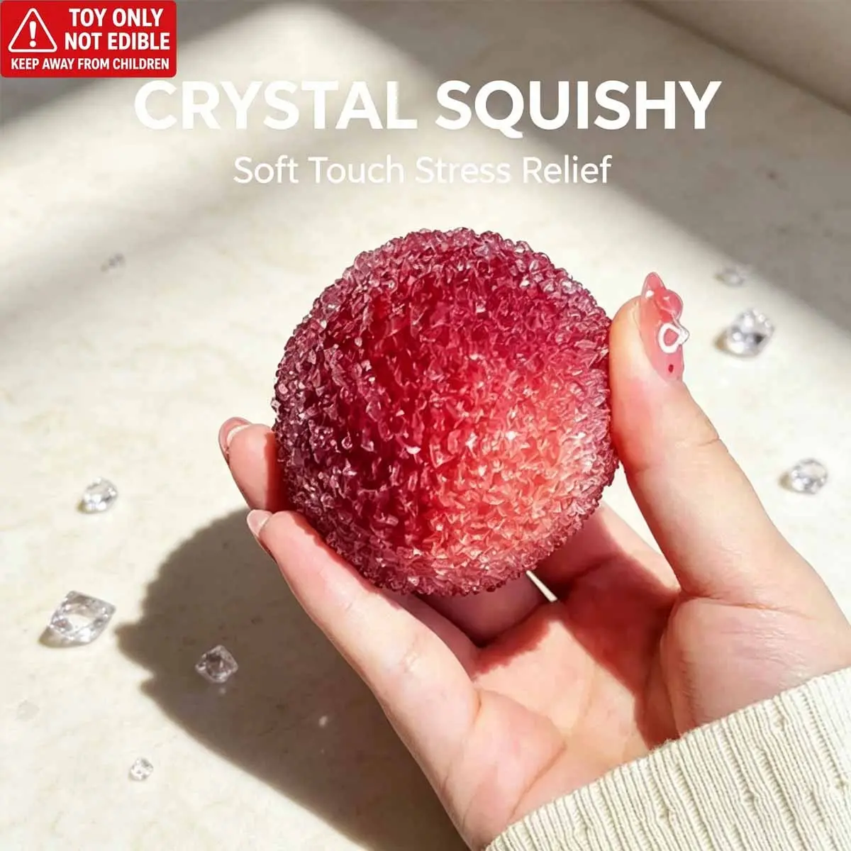 Handmade ASMR Squid Ball Set - Handmade Squid Pressure Ball, Stress Relieving Fidget Sensory Grip Toy, Used for Relaxation and Gift Giving