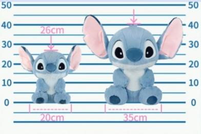 Disney Series-Basic Stitch Doll Plush Toy Decorative Children's Gift 10inch&16inch,Birthday gifts, Festive gifts,Holiday Haul surprises,Bedroom decoration,sofa Snuggle Bear weighted stuffed animal Disney Series-Basic Stitch Doll Plush Toy Decorative Children's Gift 10inch&16inch,Birthday gifts, Festive gifts,Holiday Haul surprises,Bedroom decoration,sofa Snuggle Bear weighted stuffed animal