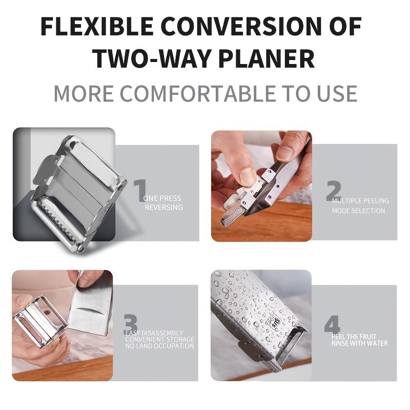 Stainless Steel Peeler for Potato Strips, Apple Gourd Shredder, Kitchen Fruit Multi-Functional Scraper, Home Use Vegetable Peeler