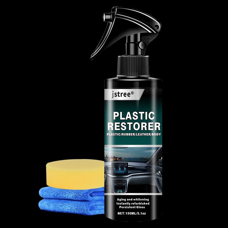 Car Plastic Refresher, Interior Repair, Bumper Restoration Tool, 150ML, Automotive Maintenance Solution
