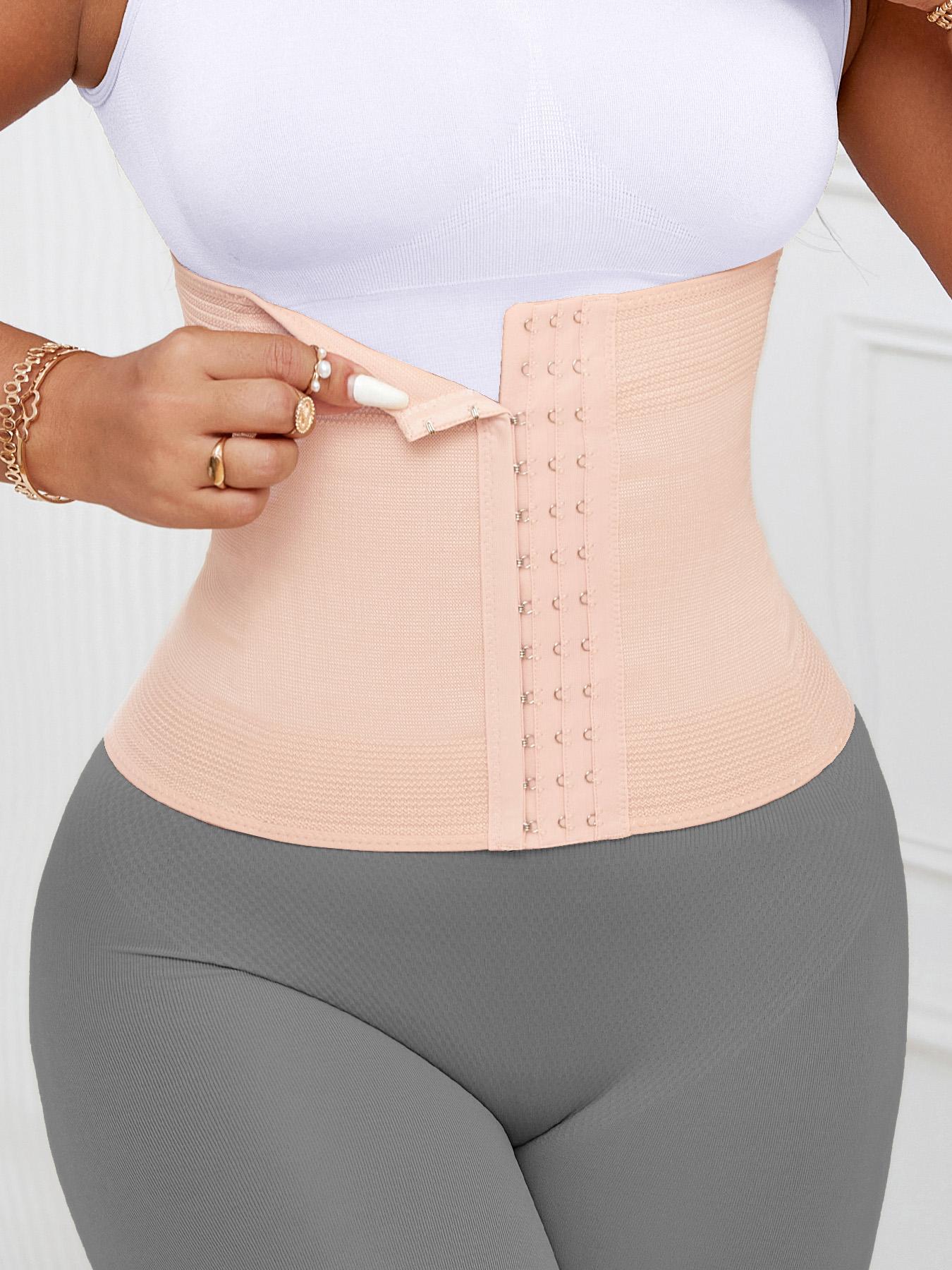 Women's Postpartum Belly Band, 2-Piece Set Abdominal Binder, Waist Trainer Shapewear Belt for Women After Pregnancy, Comfortable & Effective Support