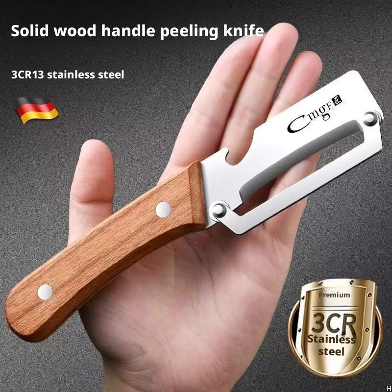 Fruit & Veggie Peeling Made Easy! Multi-Function Stainless Steel Tool 🚀 #HomeHacks