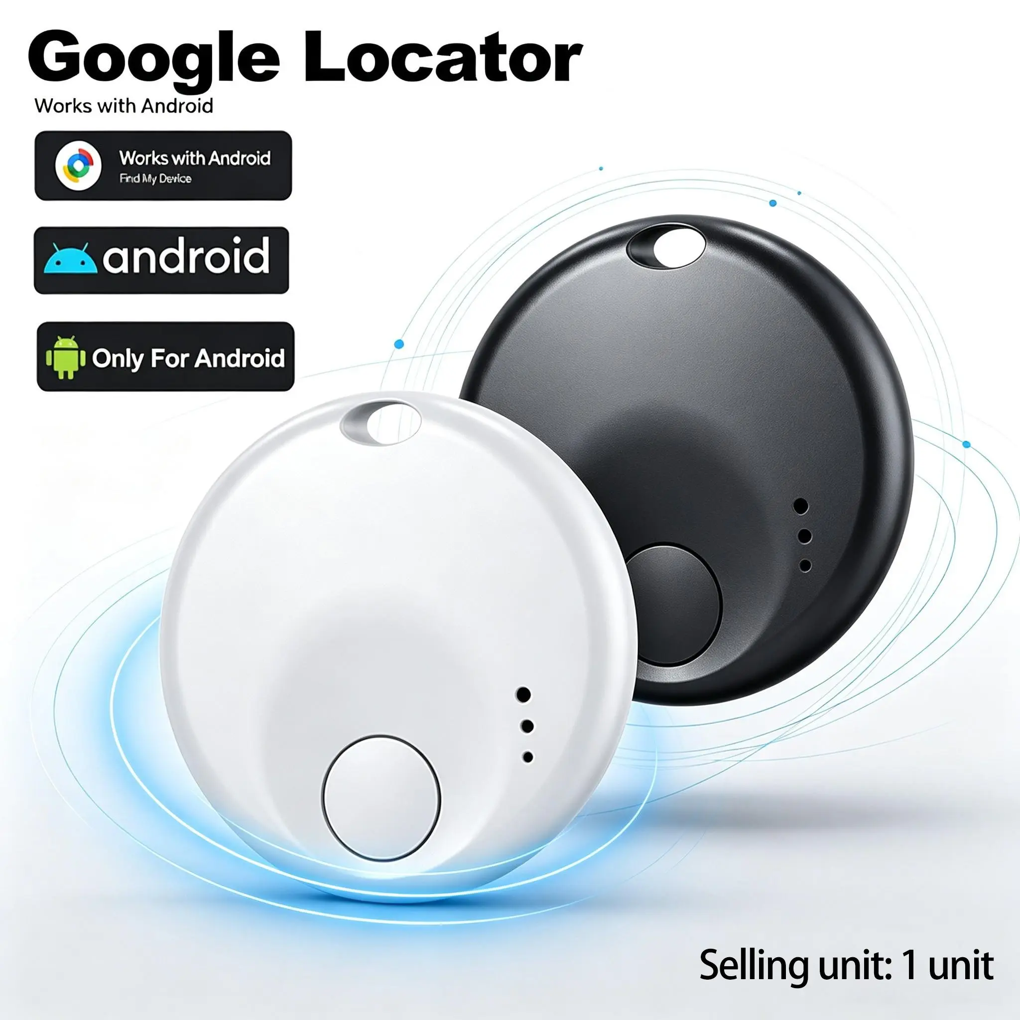 Google GPS Tracker, Android Smart Tracking Device, Supports Google Find HUB APP, Key Wallet Bag Pet Finder, Precise Location for Android Phones, Gps Tracking Devices