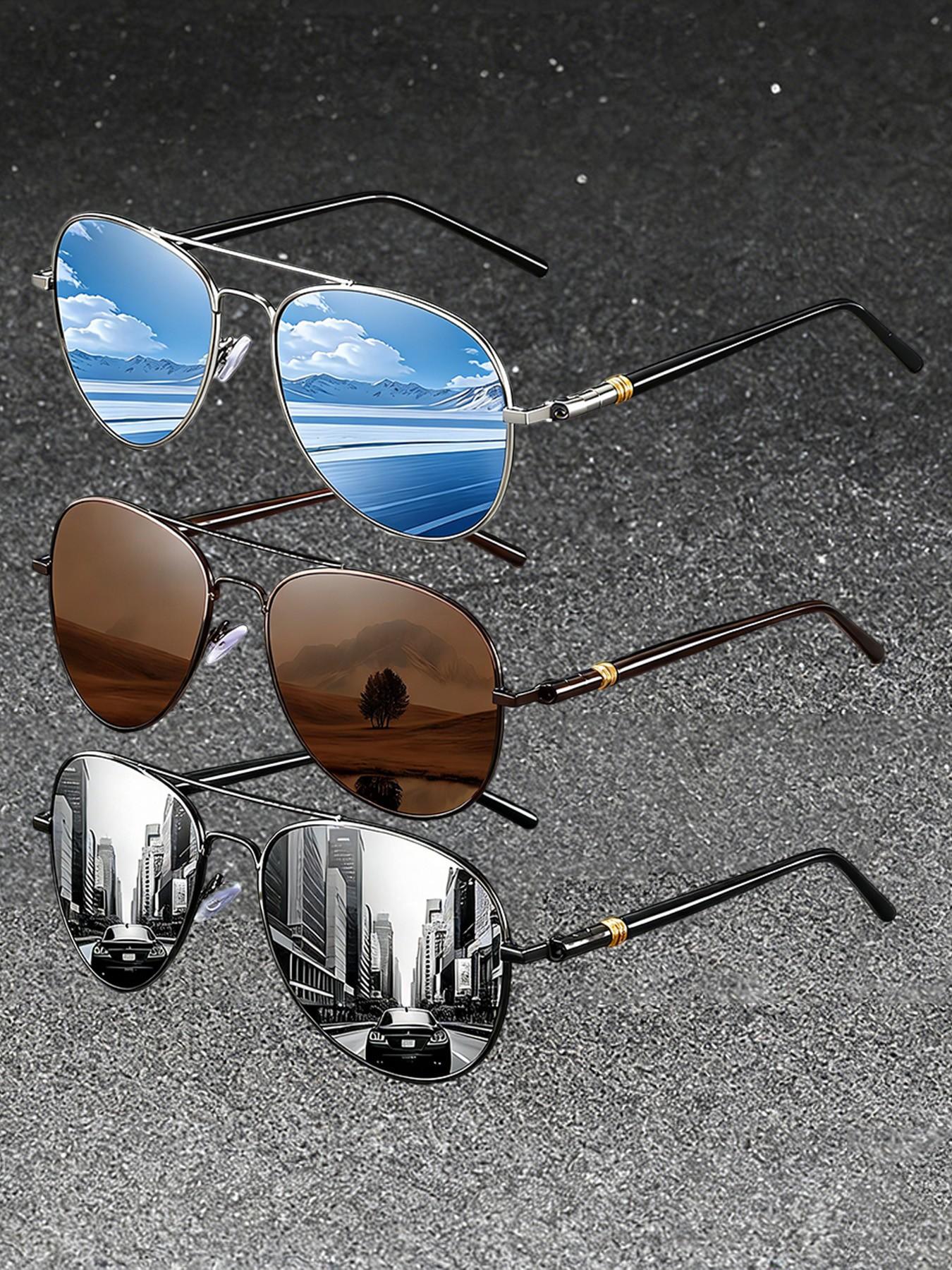 Classic Polarized Aviator Sunglasses Retro Trendy UV400 Protection Amazon.com: Diamond main image 4
