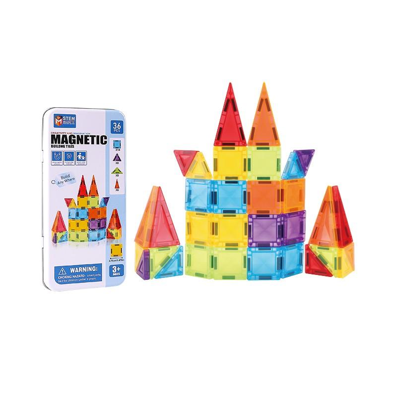 Classic Magnetic Building Blocks Set, Creative Assembly Toy for Kids, Includes Storage Box, Perfect Holiday Birthday Gift