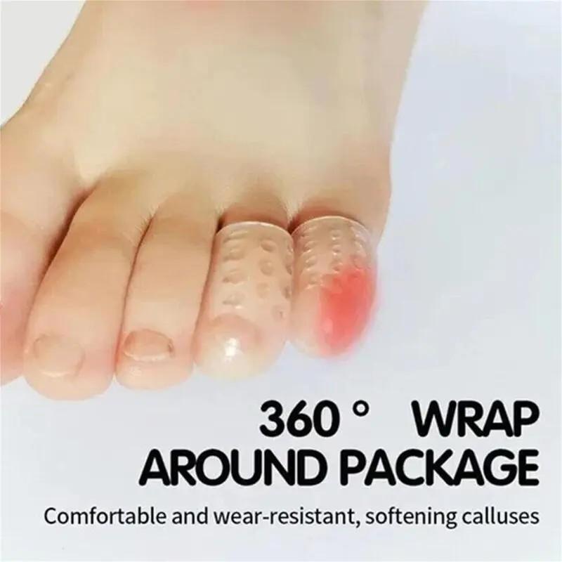 30 Pairs Silicone Transparent Toe Covers, Anti-Irritation Breathable Foot Protection, Water Blister Prevention, Unisex Foot Care Tool