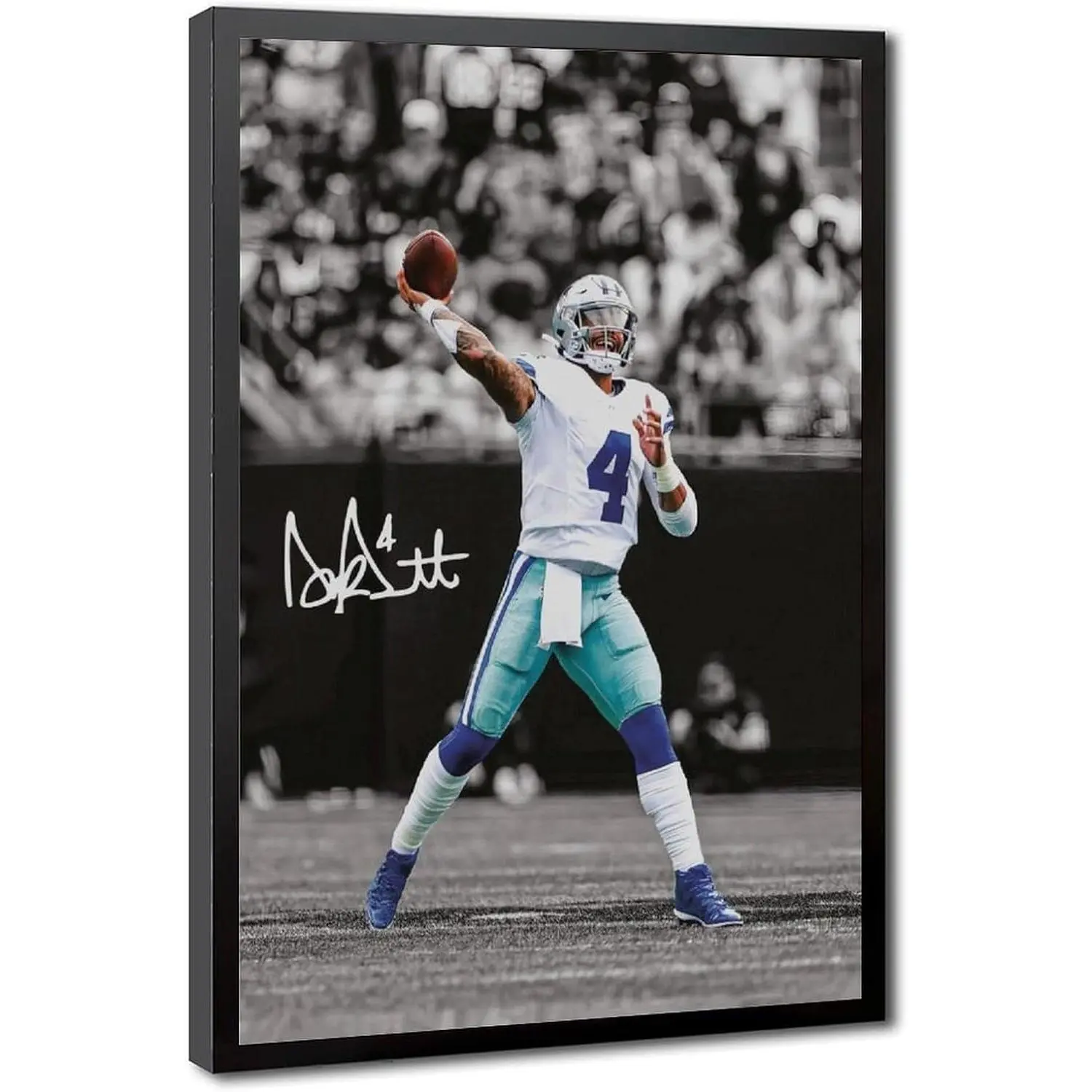 Dak Prescott Canvas Poster |   for Living Room, Bedroom, Dorm Decor Home Office Wall Art