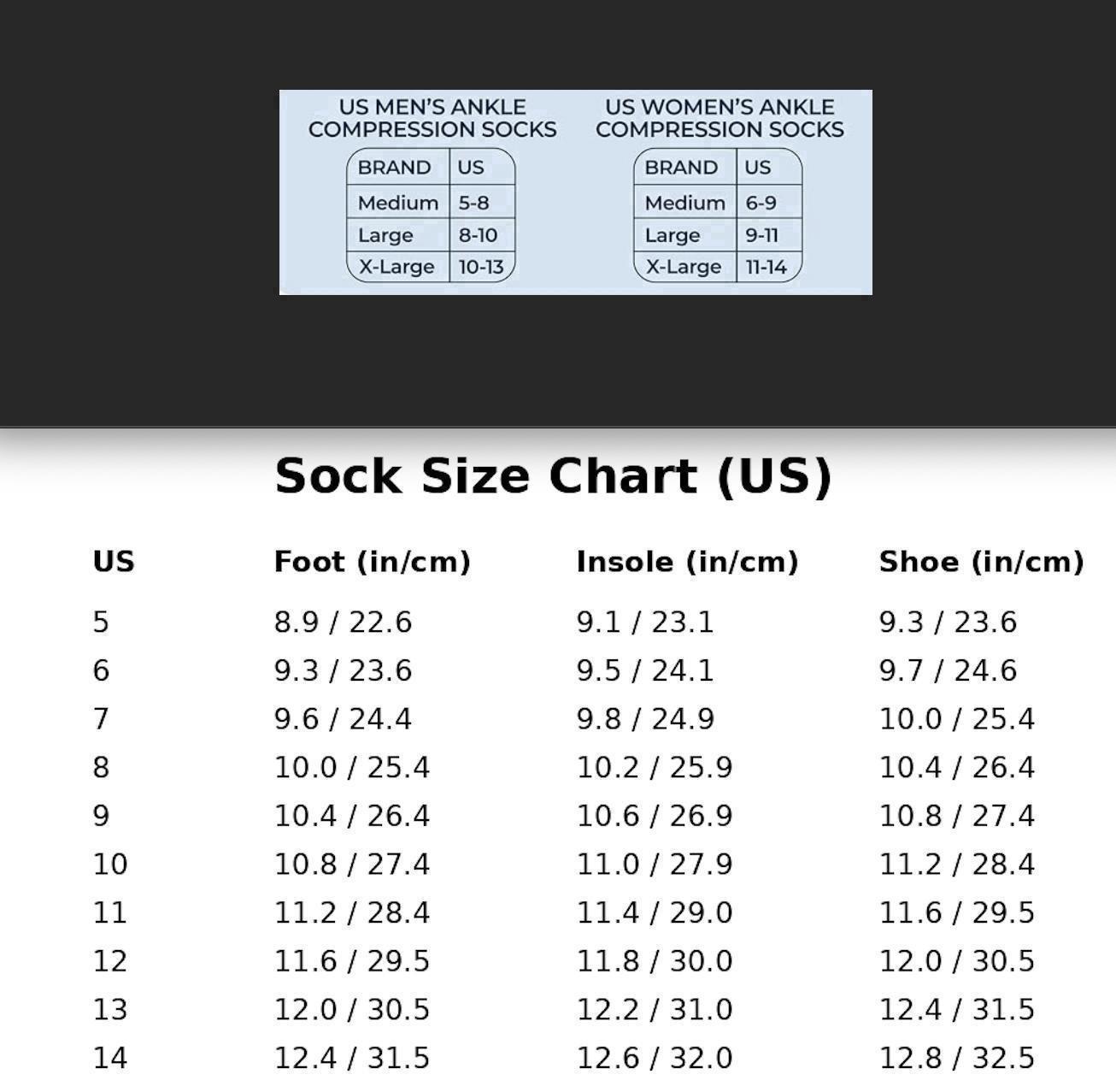 Doctor's Select Copper Compression Socks for Ankle Support - 4 Pairs for Women and Men
