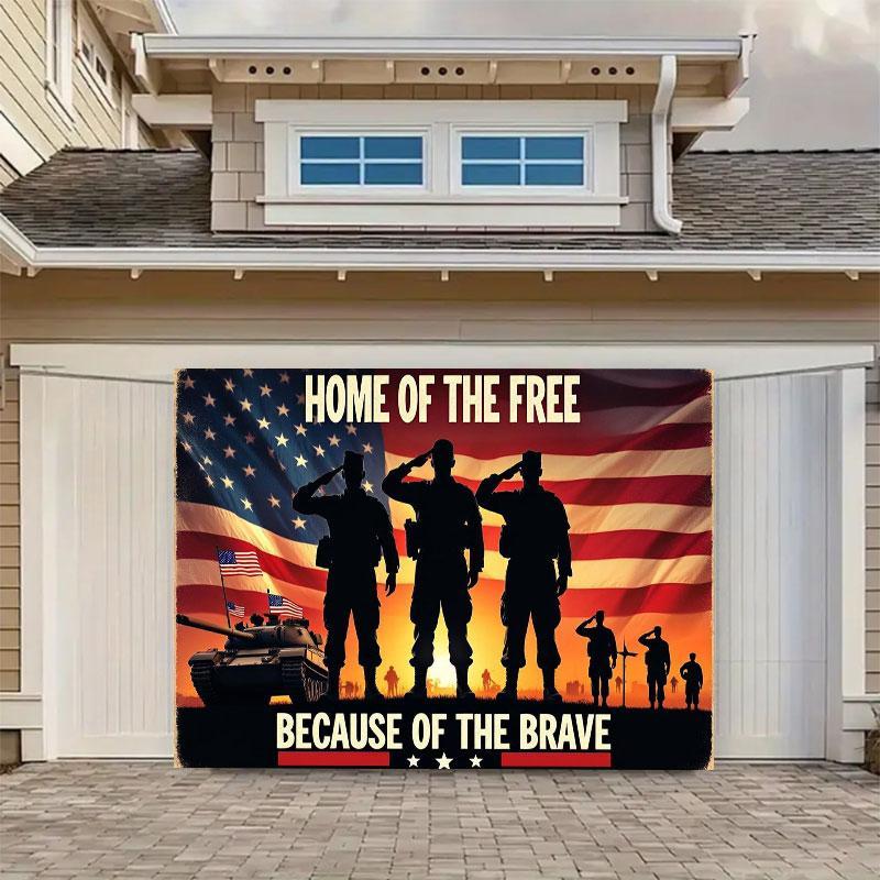 2D Flat US Army Banner Polyester Indoor Outdoor Birthday Christmas Home Decor Party Decoration No Power Needed Holiday Celebration wall tapestry hanging