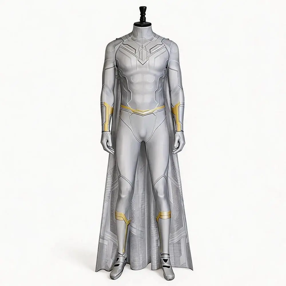 Fantasia White Vision Cosplay Clothing Movie Male Superhero Men Disfraz Costume Male Fantasy Halloween Carnival Party Clothes