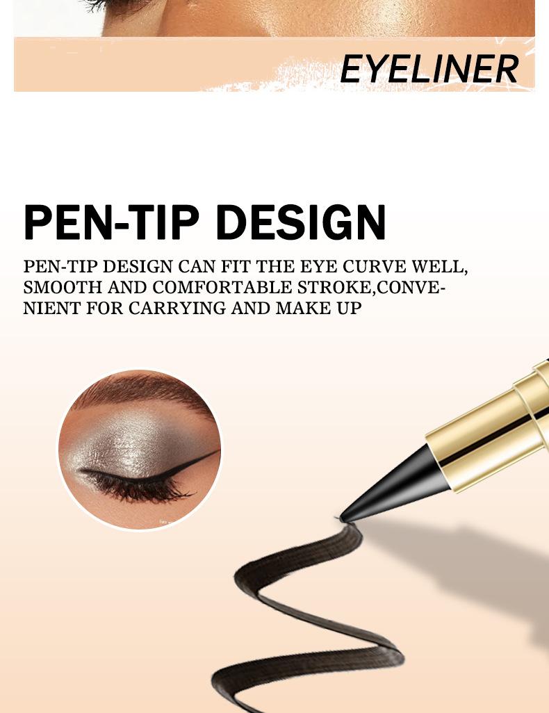 Multipurpose Solid Eyeliner Gel Pencil, Highly Pigmented Black Eyeliner and Lip Liner Pencil, Beginner-Friendly, Long-Lasting and Smudge-Proof, Glides on Smoothly for Effortless Application, Perfect Holiday Gift for Eye and Lip Cosmetic Lovers