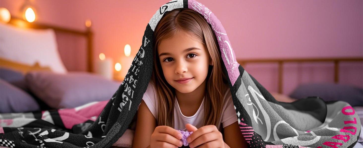 Sweet 16 Gifts for Girls - Cozy Blanket , 16th Birthday Present for Teens, Unique Party Decoration, Perfect Sweet Sixteen Gift Ideas for Teenage Girls