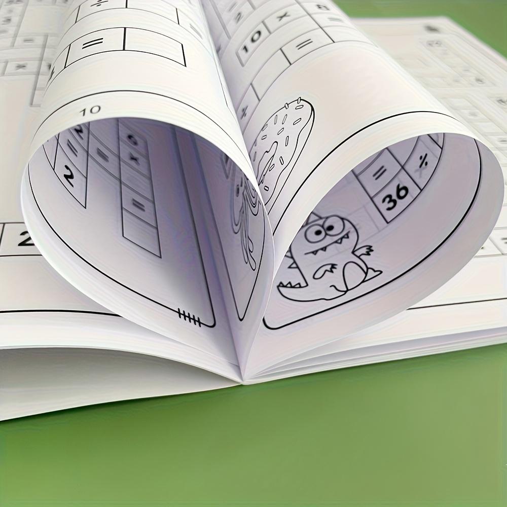 Multiplication and Division Workbook (9x9) To Improve Calculation Skills, Handwritten Math Books, Educational Tools, School Supplies and Christmas Gifts, Classroom Activities, Home Learning Materials, Math Workbooks.