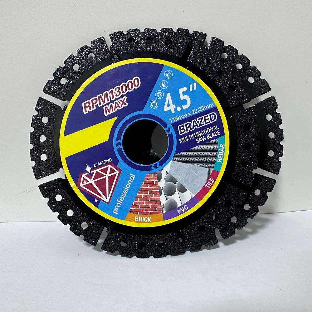 3pcs Multi-Functional Cutting Discs, Precision Metal Cutting Blades, 115x22mm, Suitable for PVC, Iron, Stainless Steel, Aluminum, High Carbon Steel