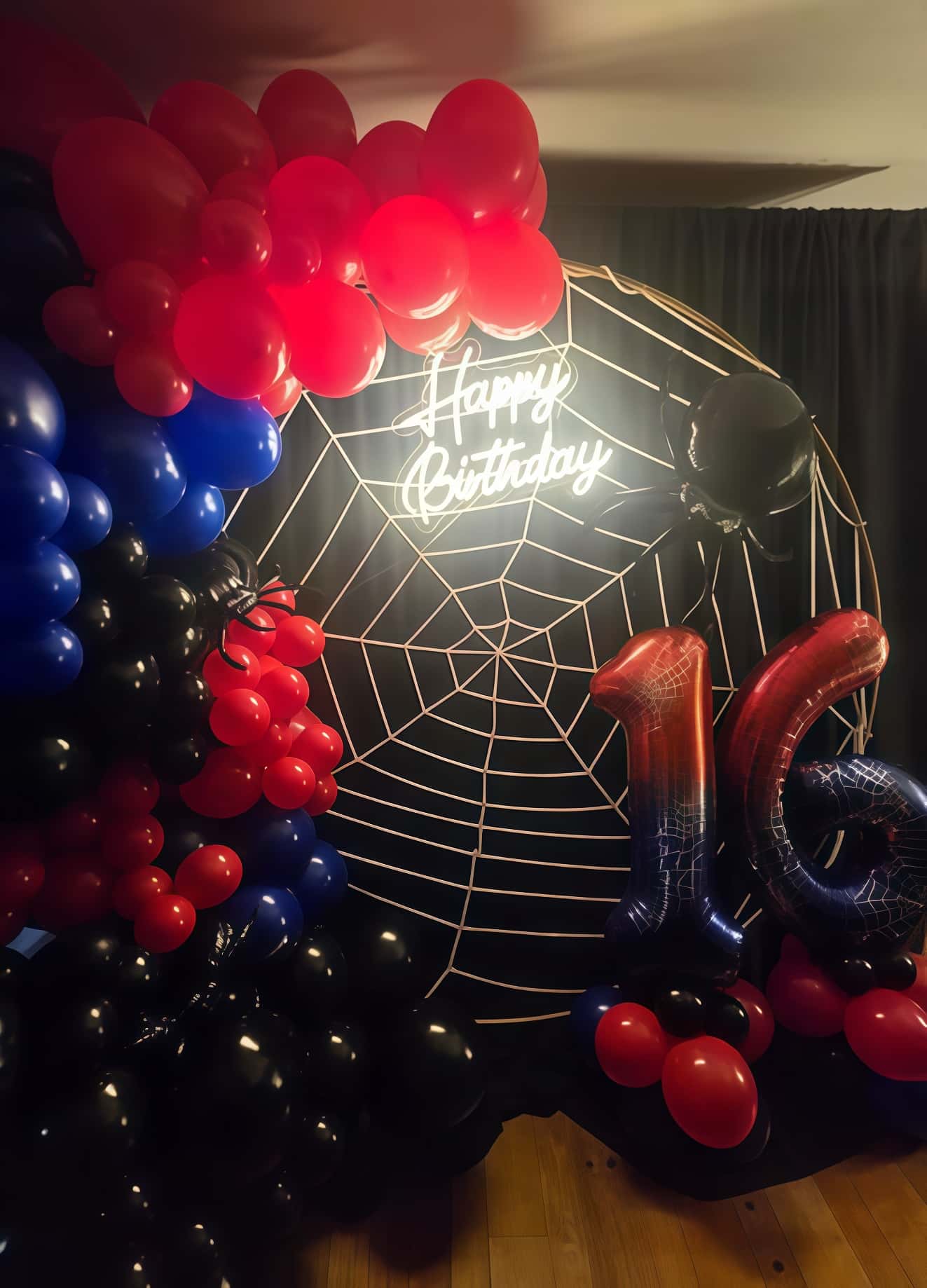 Dimmable Reusable Contemporary Plastic Happy Birthday LED Sign (17-20 in) - Bonfire, Children's Day Party Decor, Family Love Indoor/Outdoor Wall Backdrop Decoration, On/Off Function