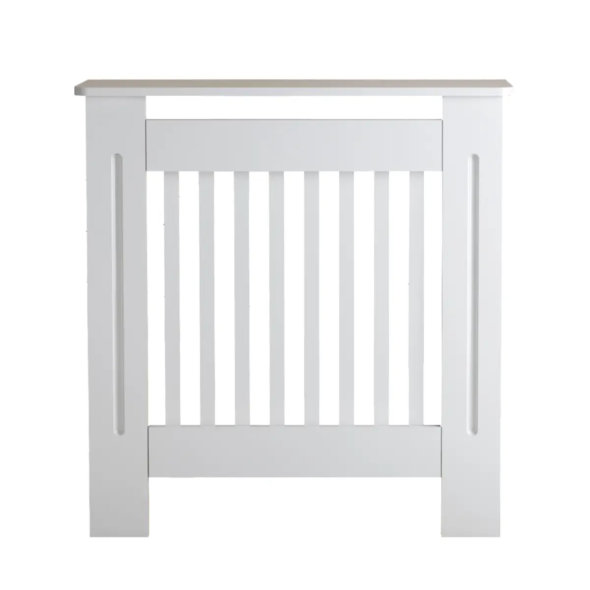 White 30.7*7.5*32.3 Inch MDF Radiator Cover Cabinet, Water‑Based Lacquer Decorative Heater Safety Guard, Tall Narrow Baseboard & Wall‑Mount Heater Concealment Cabinet for Kids‑Pet Household Home Decor