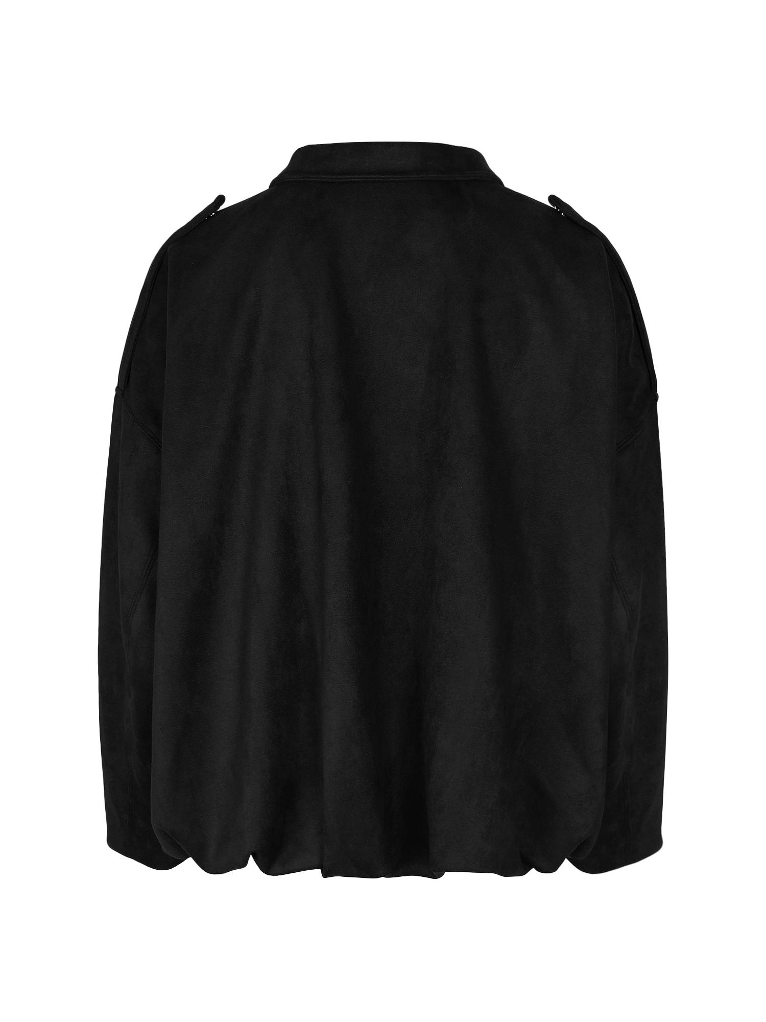 Women Solid Fall Winter Long Sleeve Loose Jacket Ladies Daily Casual Outfit Vintage Coat