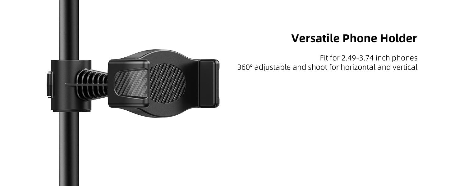 Weilisi 10.5" Ring Light with 69" Tripod Stand and Phone Holder Kit, Full-Screen Zoom Lighting for Video Recording, Makeup, Live Stream, Dimmable LED Selfie Ring Light Tripod for iPhone with Remote Weilisi 10.5" Ring Light with 69" Tripod Stand and Phone Holder Kit, Full-Screen Zoom Lighting for Video Recording, Makeup, Live Stream, Dimmable LED Selfie Ring Light Tripod for iPhone with Remote