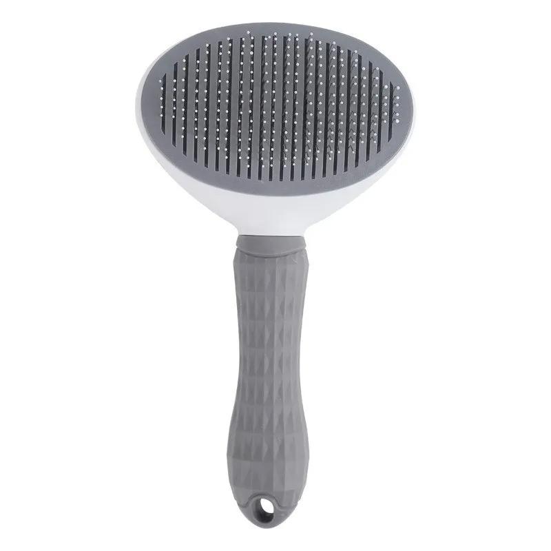 Cat Comb Pet One-Click Fur Remover, Dog Knot Brush, Hair Removal Tool, Easy-To-Use Cat Grooming Brush, Essential Pet Care Accessory