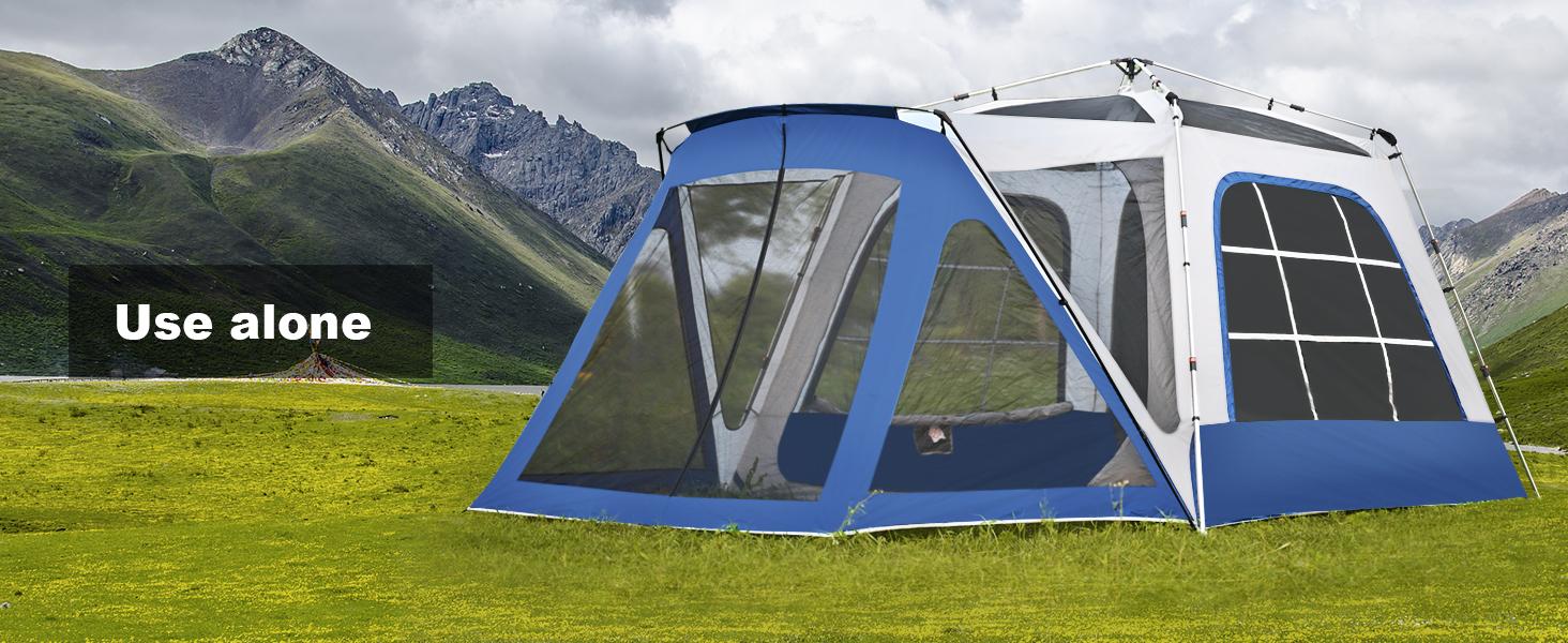 Lilypelle SUV Tent Car Tailgate Tent with Porch for Camping, 6-8 Person 10' x 10' Car Camping Tent, 6' x 7' Screen Room Vestibule Awning Porch Lilypelle SUV Tent Car Tailgate Tent with Porch for Camping, 6-8 Person 10' x 10' Car Camping Tent, 6' x 7' Screen Room Vestibule Awning Porch