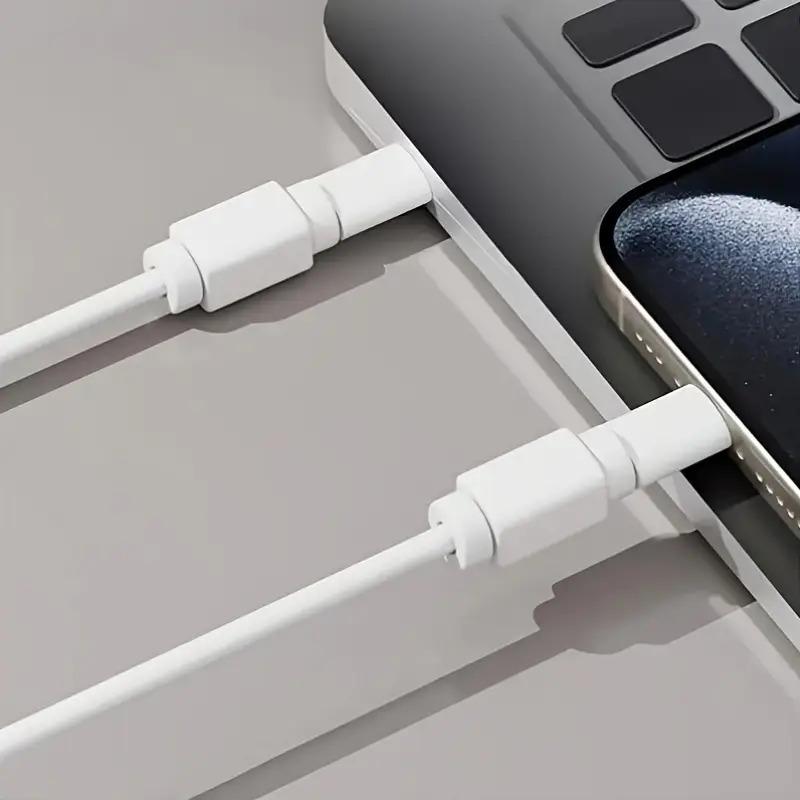 8 Piece Cable Protector Set, Non-Electronic Charger Line Protection, Scratch Resistant, Compatible with USB-C, Lightning, Micro-USB, Type C Charging Cable