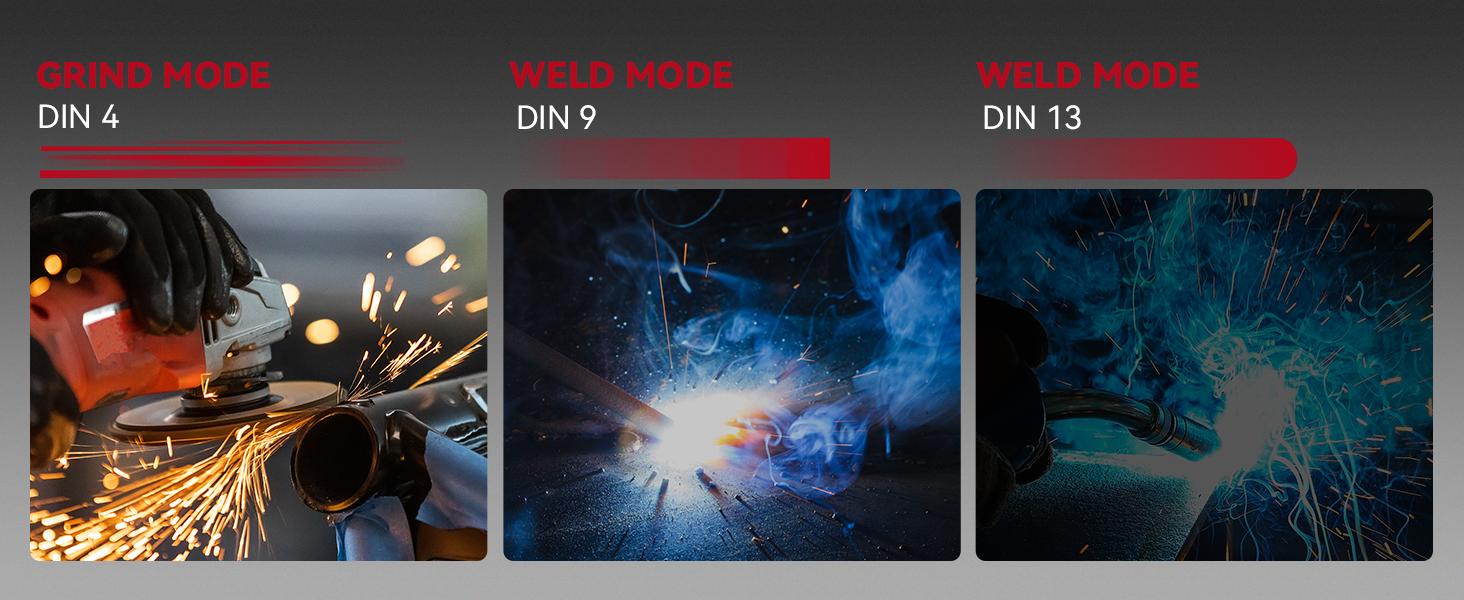 ARCCAPTAIN Large Viewing Screen Welding Helmet HSH-S800 1/1/1/1 Optical Clarity 4 Arc Sensor 1/25000s Response True Color Auto Darkening Welding Mask for Men / Dad - Welding Helmet, Compatible with welding cap ARCCAPTAIN Large Viewing Screen Welding Helmet HSH-S800 1/1/1/1 Optical Clarity 4 Arc Sensor 1/25000s Response True Color Auto Darkening Welding Mask for Men / Dad - Welding Helmet, Compatible with welding cap