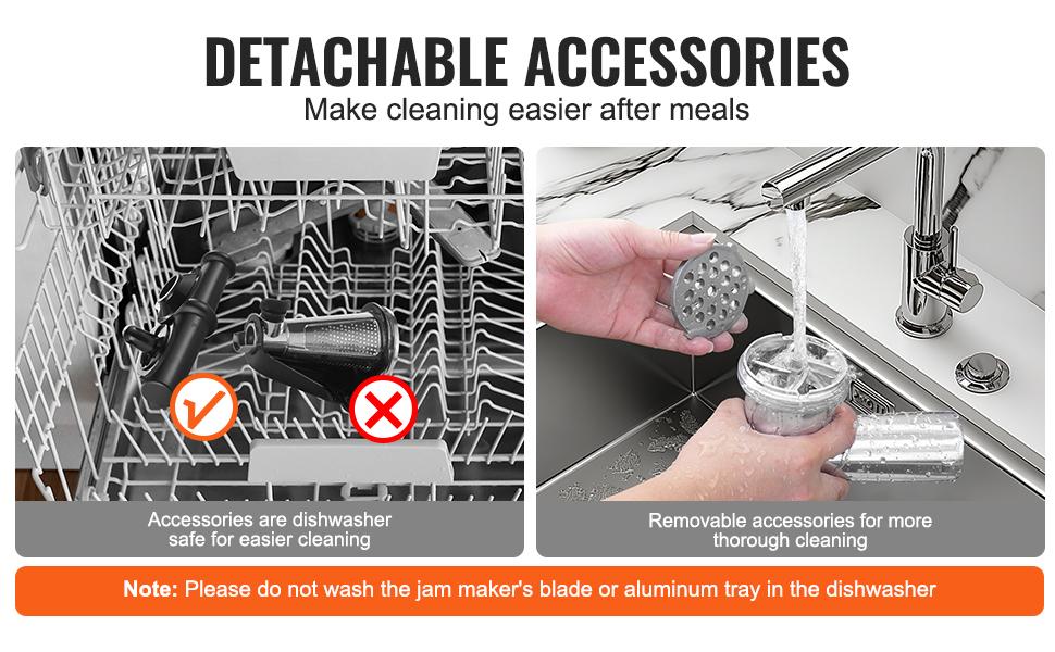 VEVOR Electric Tomato Strainer, 500W Tomato Sauce Maker Machine, 4.9 LBS/Min Food Strainer and Sauce Maker, Pure Copper Motor Food Mill with Reverse Function for Tomato Strawberry Blueberry Sauce