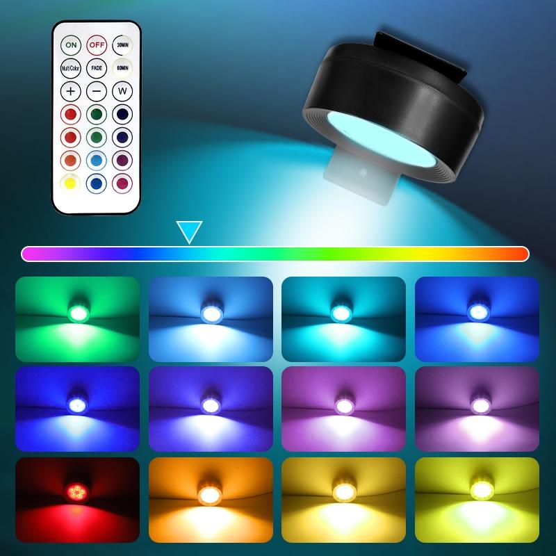 Battery-Powered Wireless Magnetic RGB Picture Light, Picture Frame Light, Adjustable Brightness with Timer, Ideal for Art Displays and Decoration