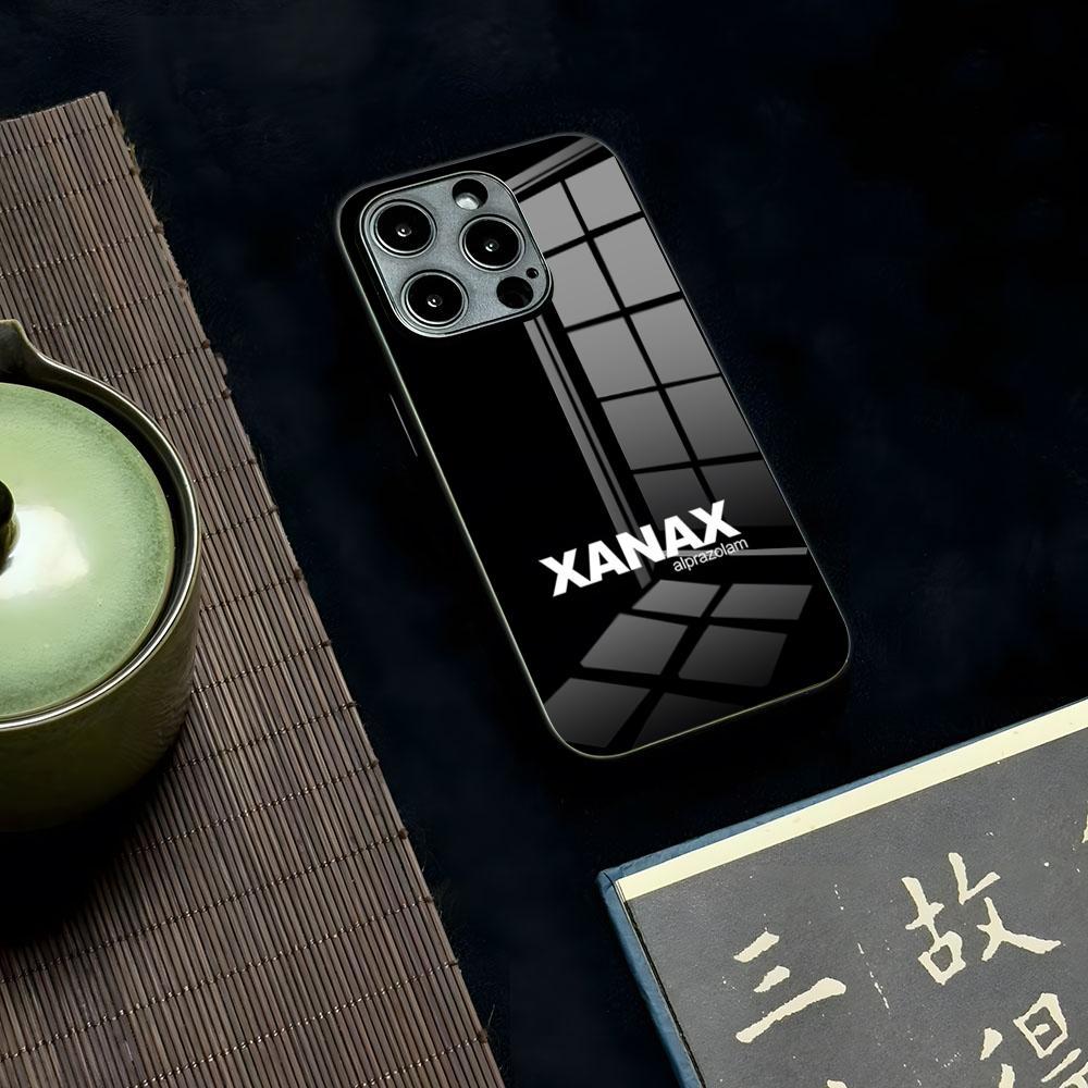 XANAXS Pattern Phone Case for Iphone 17 air 16 15 13 12 14 11 Pro Max Mini X Xr Xs 8 7 Puls 6 glass luxury coque