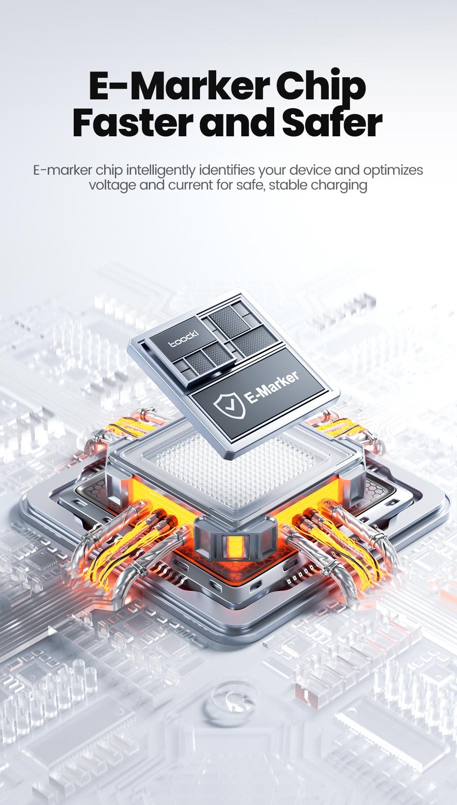 Toocki 240W Super Fast Charging USB C To USB C Cable Smart OLED Digital Display Type C Cable PD 3.1 SFC 2.0 Fast Charge For iPhone 17 16 15 Pro MAX Macbook Airpods Samsung S24 Xiaomi Toocki 240W Super Fast Charging USB C To USB C Cable Smart OLED Digital Display Type C Cable PD 3.1 SFC 2.0 Fast Charge For iPhone 17 16 15 Pro MAX Macbook Airpods Samsung S24 Xiaomi