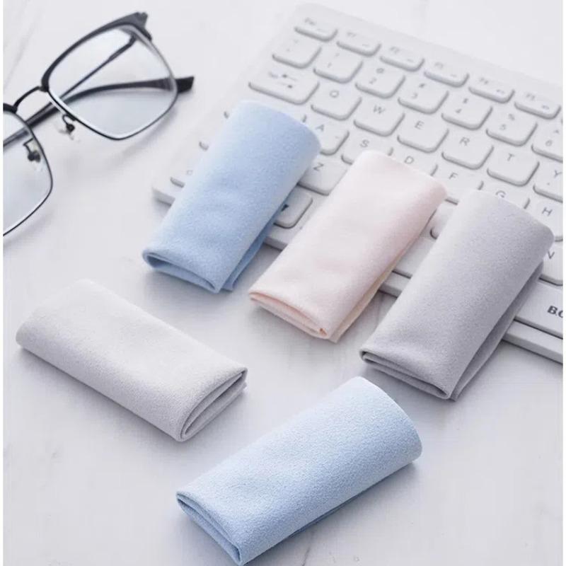 3pcs/6pcs Microfiber Cleaning Cloth Set, Ideal for Glasses, Phone Screens, Camera, Laptop, LCD TV, Durable Soft Fabric, Essential Home Care Item