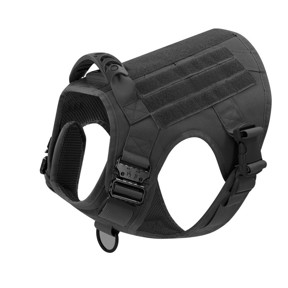 Tactical Dog Harness Leash Collar Set Large Dogs German Shepherd Malinois Training Walking Vest For All Breeds Dog