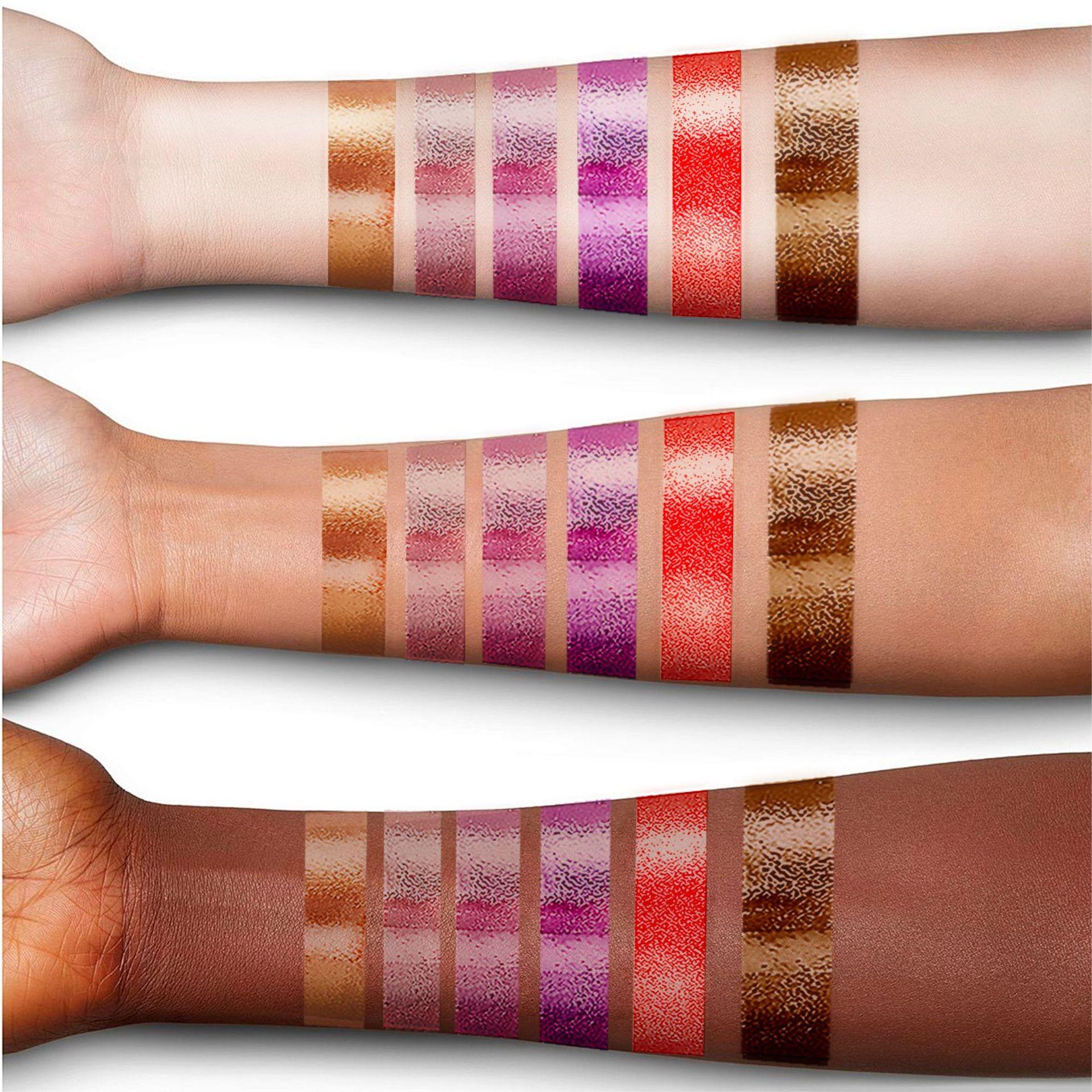 Single Tube 6-Color Metallic Gloss Lipstick, Gold Flash 3D Lipstick, Sparkling Pearl Shine Lipstick, Ideal Gift, Mother's Day Gift