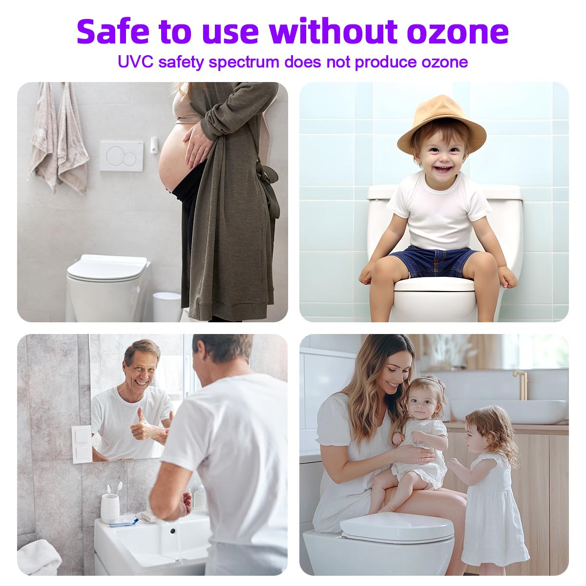 Toilet Aromatherapy lamp, Ultraviolet lamp, Bathroom Aromatherapy kit, Household toilet cleaning accessories, Bathroom cleaning summer essentials Odor Fresh Antibacterial