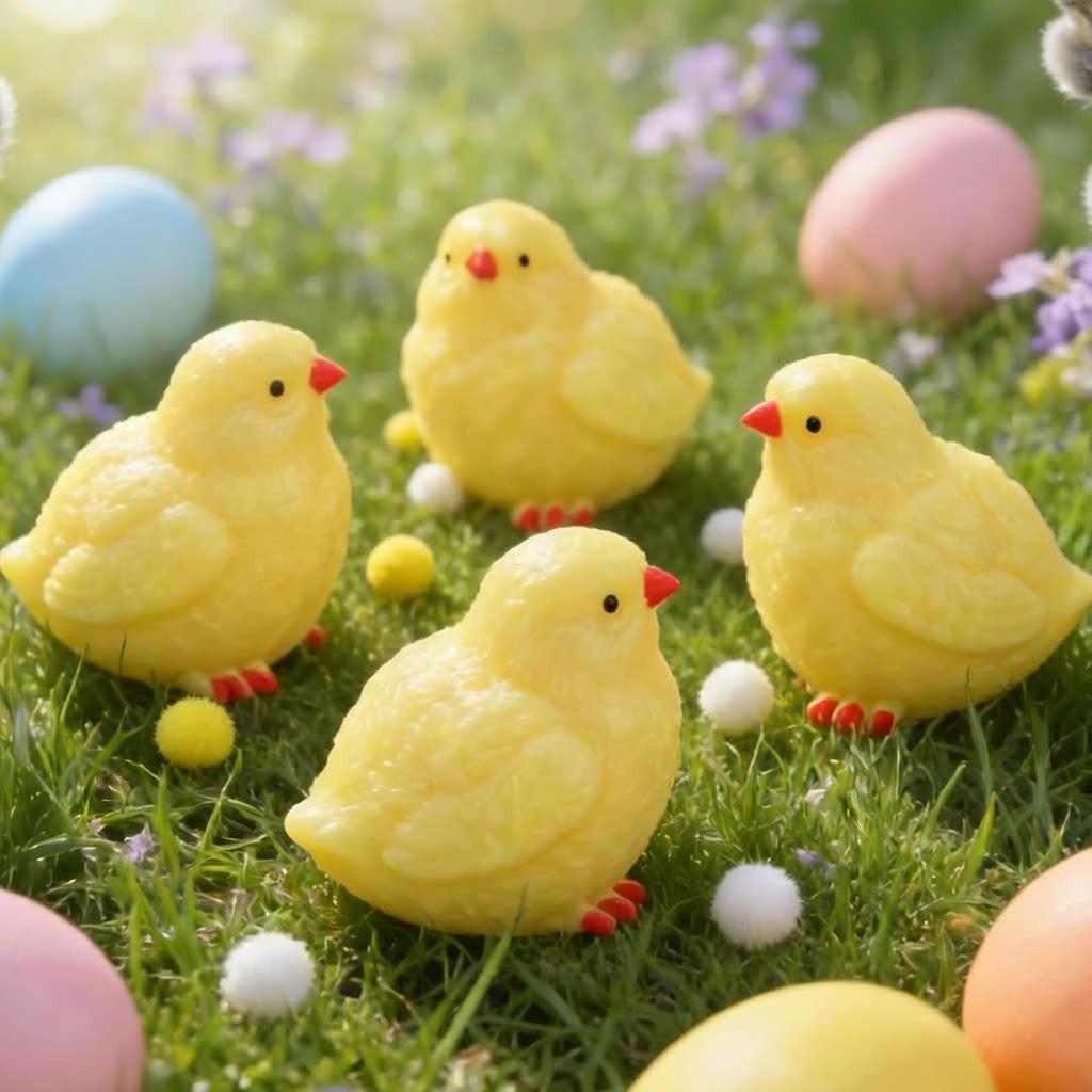 Handmade Ultra Soft Chick Squishy Fidget Toy, 2 Counts Taba Squishy Hairless Chicken Design, Ideal for Stress Relief & Fun