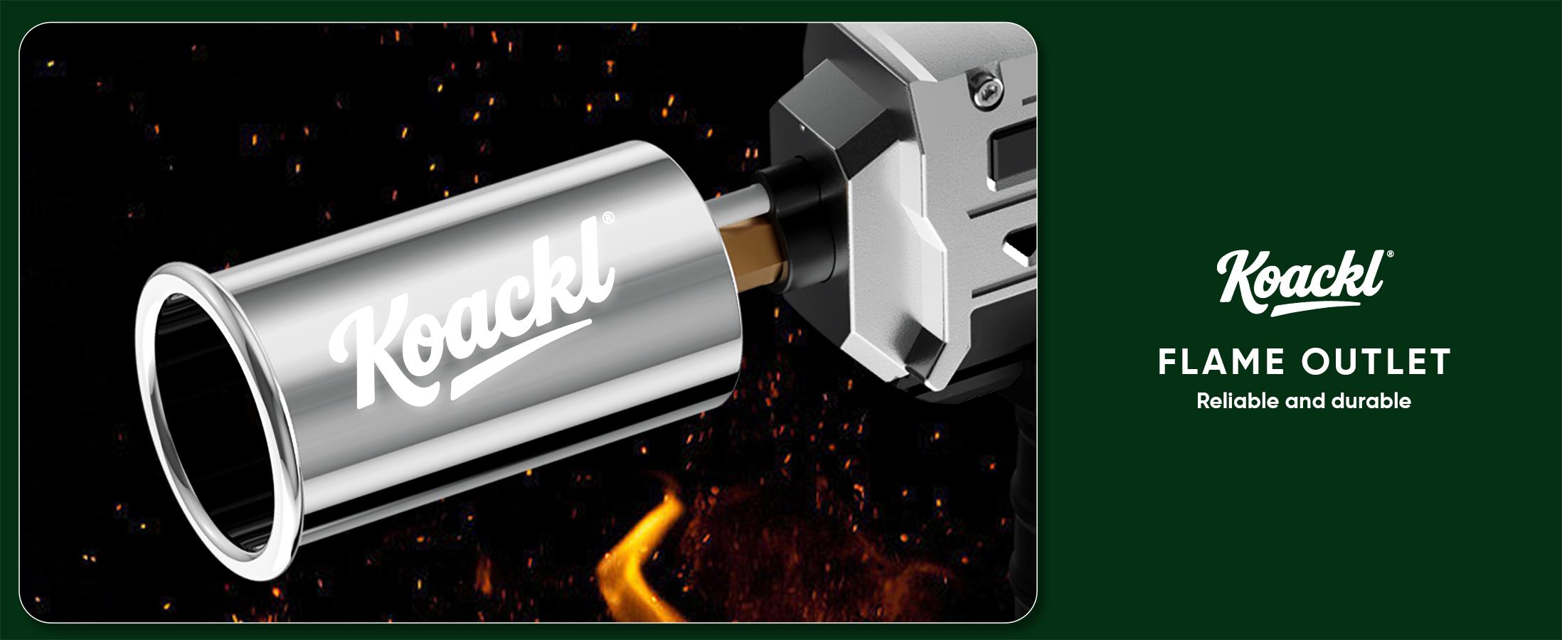 Kitchen Torch Gifts for Fathers Day, Powerful Propane Torch Gun for Campfire Starting, Adjustable BBQ Torch for Home Baking Supplies, Steak & Creme Brule Searing, Weeding(Tank Not Included)