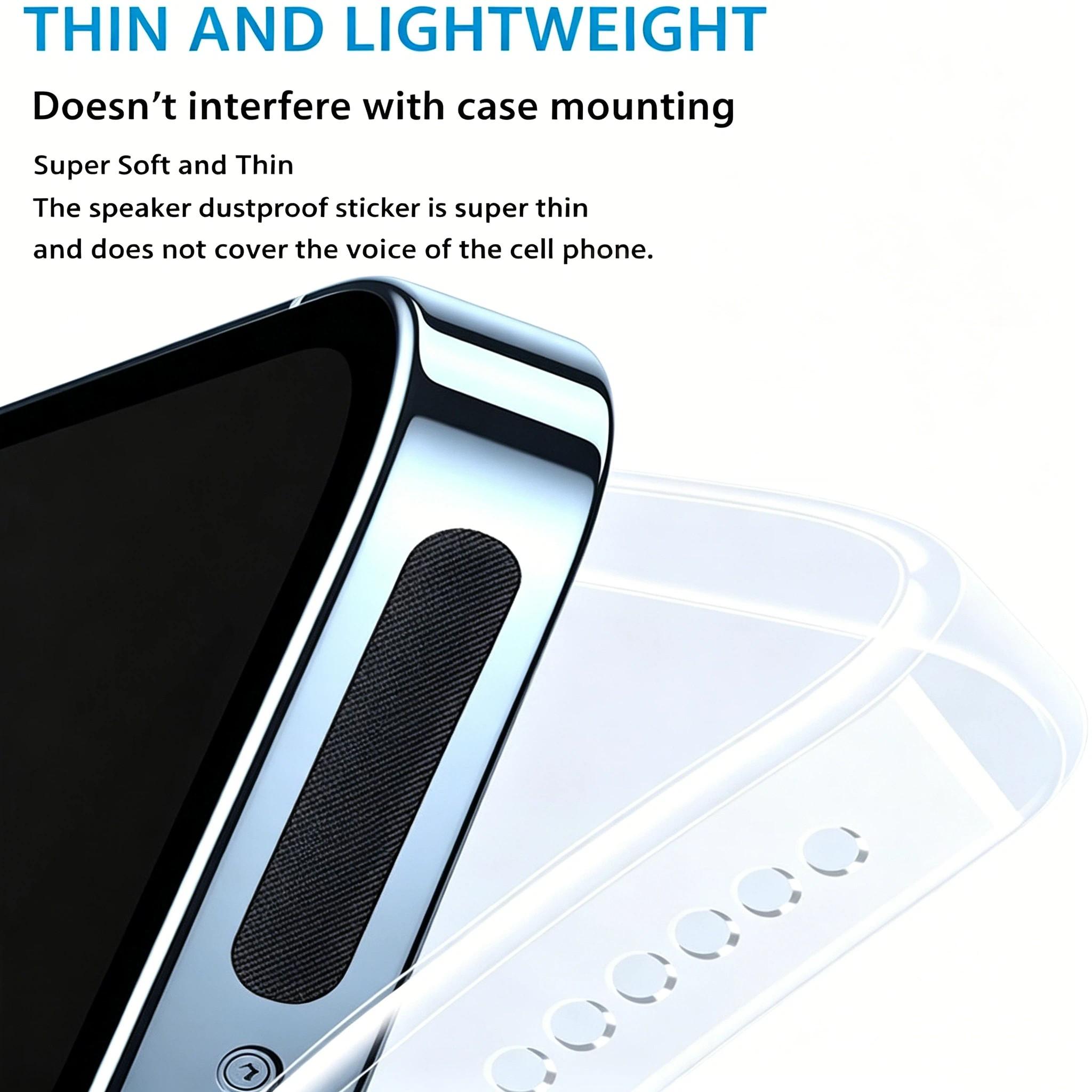 Dust Proof Phone Speaker Protector, Universal Durable Smartphone Charging Port Guard, Dust Screen Sticker, Mobile Accessories, Anti-Dust