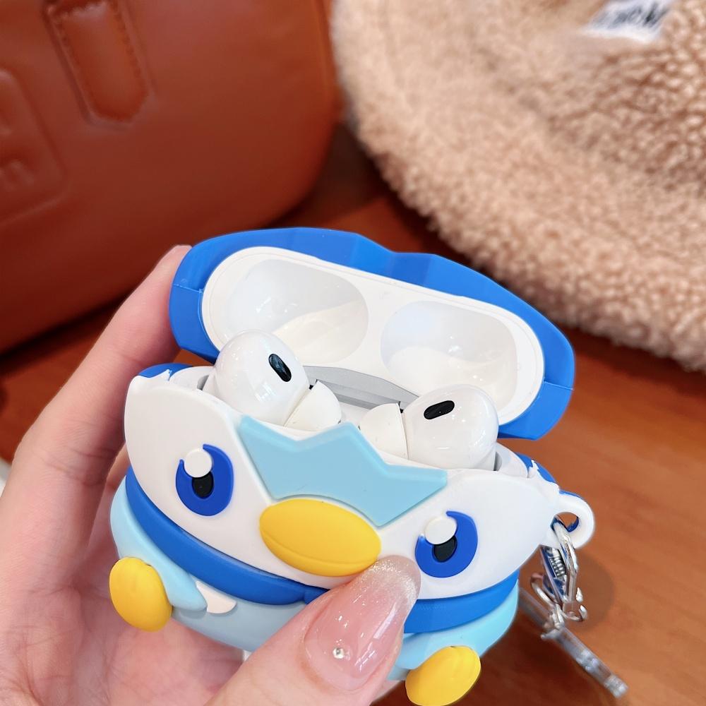 1 Pipup headphone case,Cute wireless Bluetooth earphone case, drop resistant, durable and stylish accessory, suitable for AirPods pro3/1/2/3/4/pro/pro2(Different models may have different shapes)