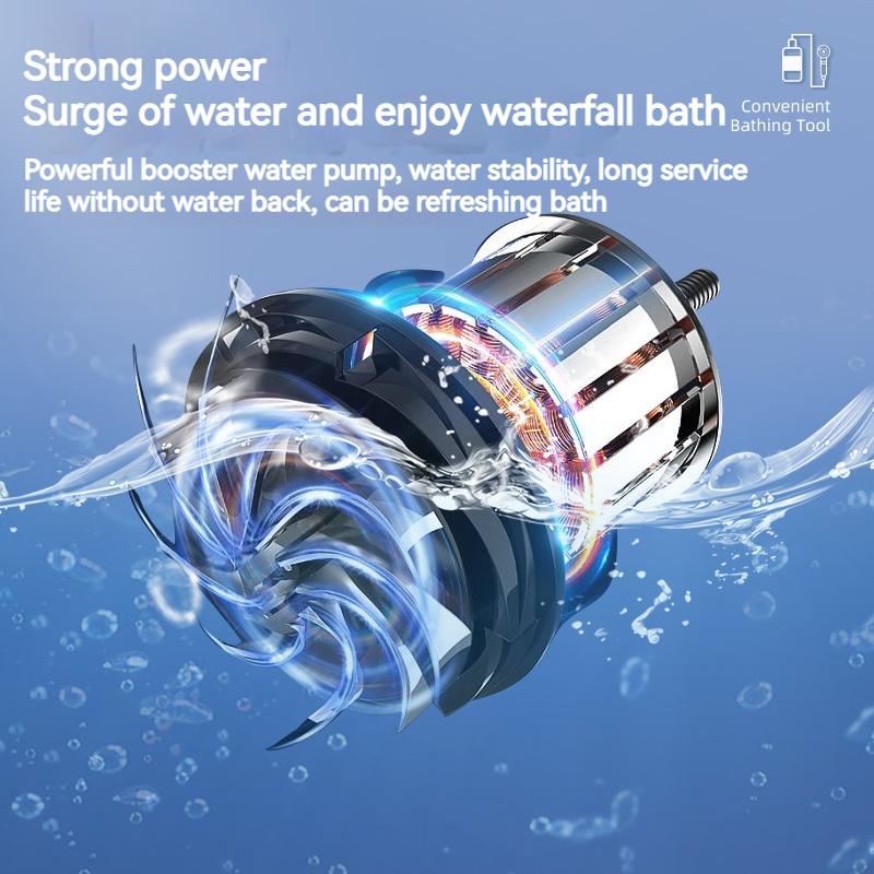 Portable shower, handheld electric shower, outdoor shower equipment for camping and hiking, pet cleaning, car washing, camping equipment, camping supplies, travel accessories, apartment shower tools
