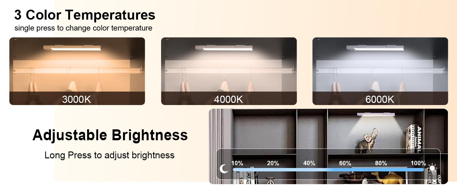 【TikTok Top Seller】LED Motion Sensor Cabinet Light for Fall, Under Cabinet Closet Light, Waterproof LED Strip Light for Kitchen, Bathroom, Closet, Hallway, Stairway & Garage, Wall Mounted LED Lights for Home, LED Lights Bedroom, Summer Essentials