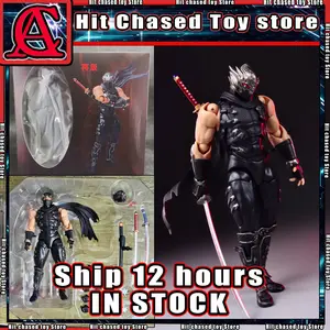 In Stock AC Factory Toys Ninja Gaiden Ryu Hayabusa Action Figures Kaiyodo Revoltech Figurine Ko Model Kids Gift Toys