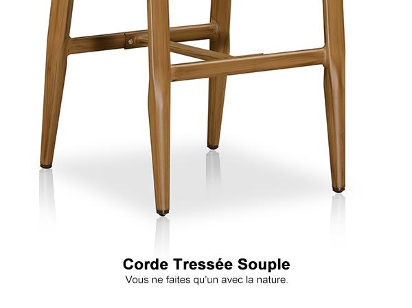 PURPLR LEAF Bar Stools Chair Set of 2, Rattan and Aluminum Frame with Comfortable Cushion