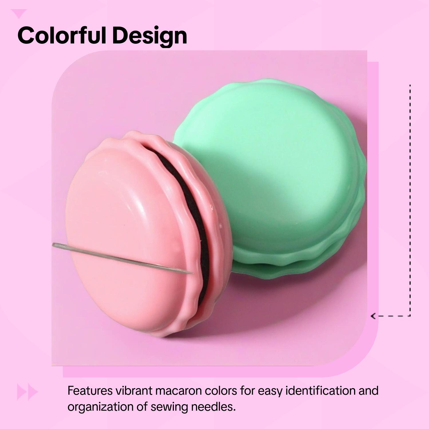 Macaron Color Needle Picker, Needle Grinder Tool, Fabric Embroidery Brush, DIY Sewing Tools, Pearl Needle Magnetic Box
