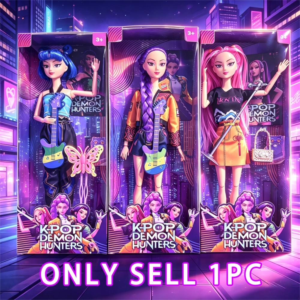 New K-pop girl group “Wawa Wawa Lumira Zoi” cross-border vinyl collectible figures