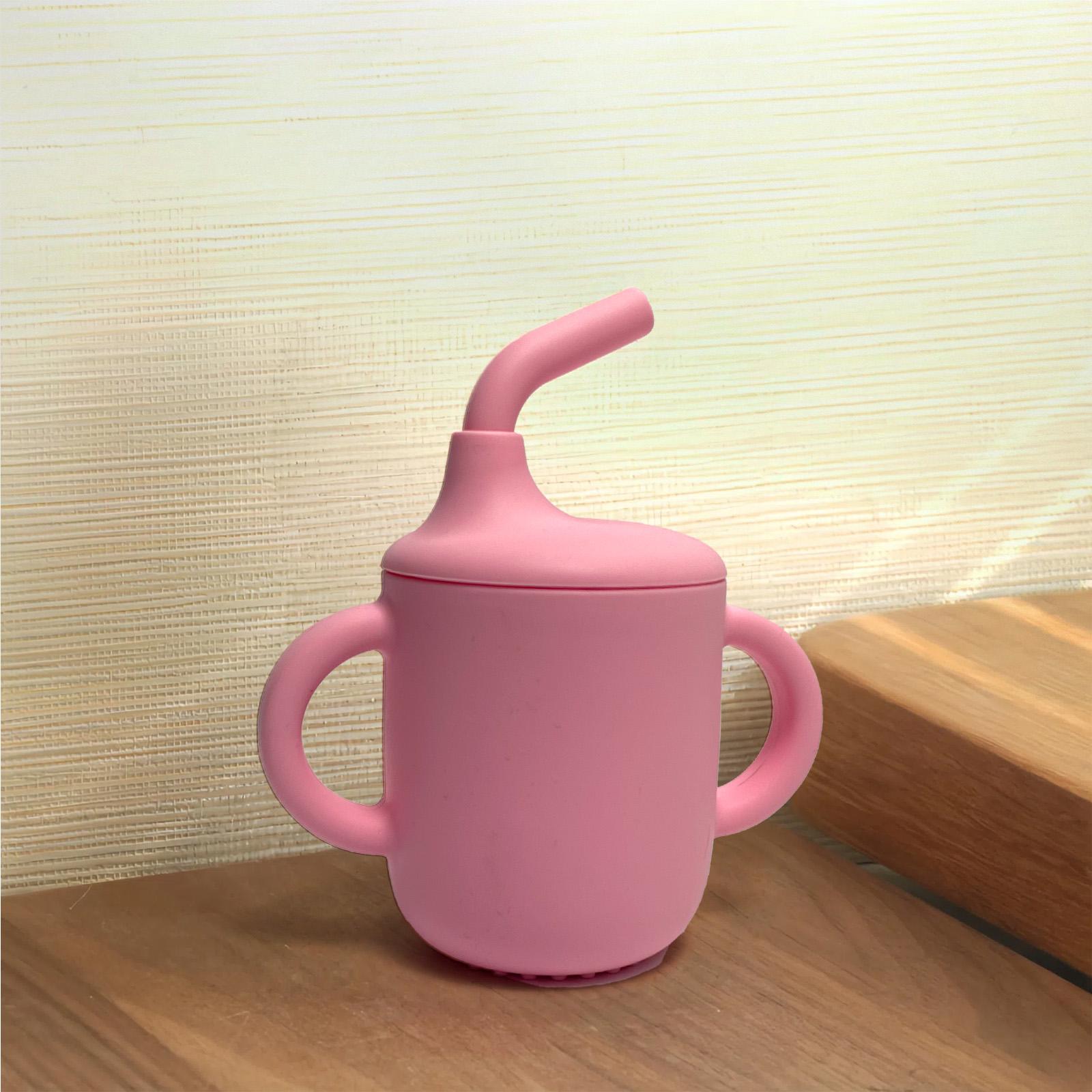 Tiny Silicone Drinking Training Cup with Soft Grip Handle Straw Spill-Proof Lid & Straw Reusable Cup for Baby & Toddler - Easy-Clean Design, Safe for Sippy Cup Transition Motor Skills Development Sippy Cup Easy Clean Baby Feeding Toddlers Drinking Tiny Silicone Drinking Training Cup with Soft Grip Handle Straw Spill-Proof Lid & Straw Reusable Cup for Baby & Toddler - Easy-Clean Design, Safe for Sippy Cup Transition Motor Skills Development Sippy Cup Easy Clean Baby Feeding Toddlers Drinking