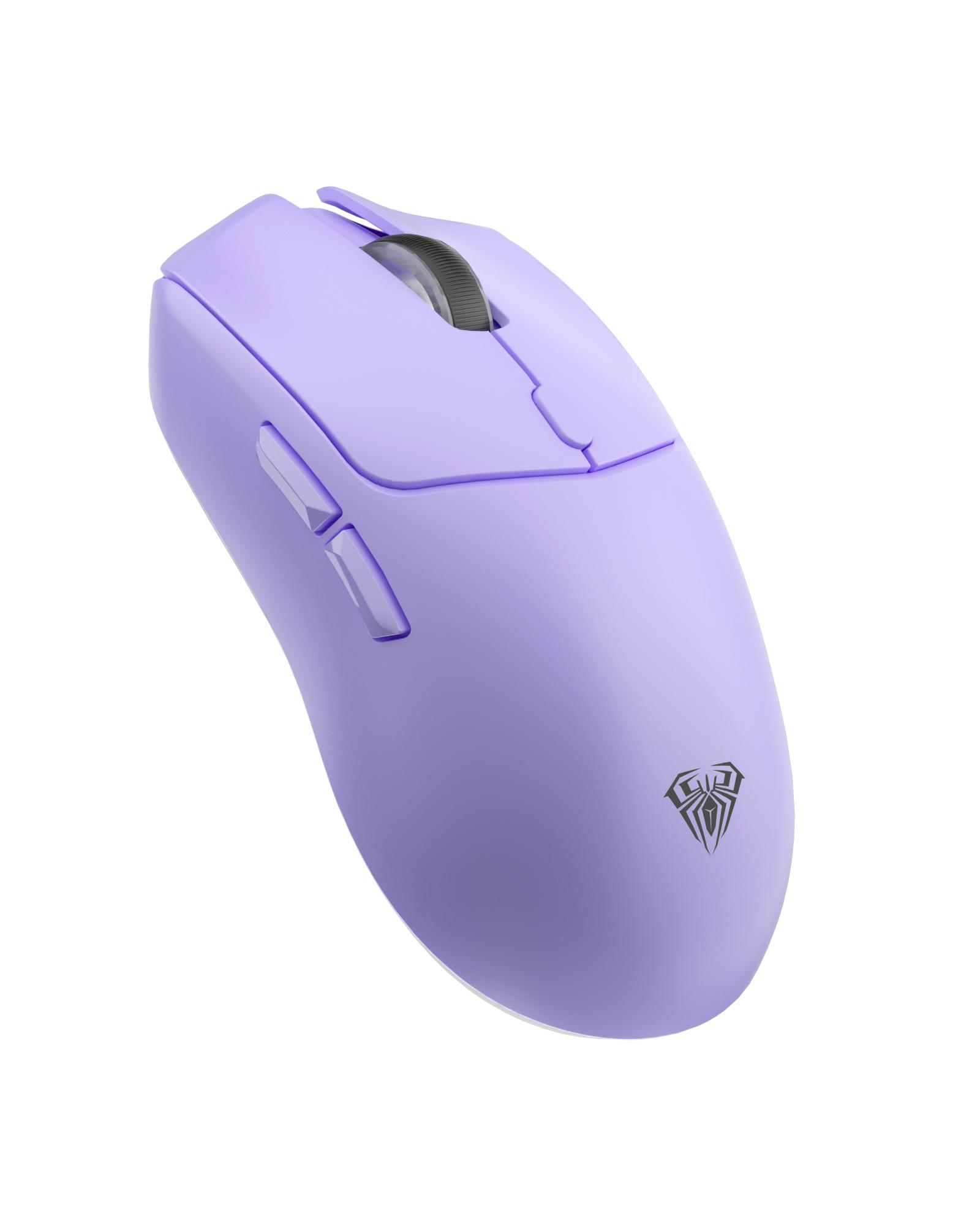 AULA Wireless Keyboard and Mouse Combo, F75 Pro Wireless Mechanical Keyboard,75 percent Gasket Hot Swappable Custom Keyboard+SC580X Wireless Gaming Mouse Light Purple office computer backlit creamy keyboard gaming accessory wireless mouse keyboard Set