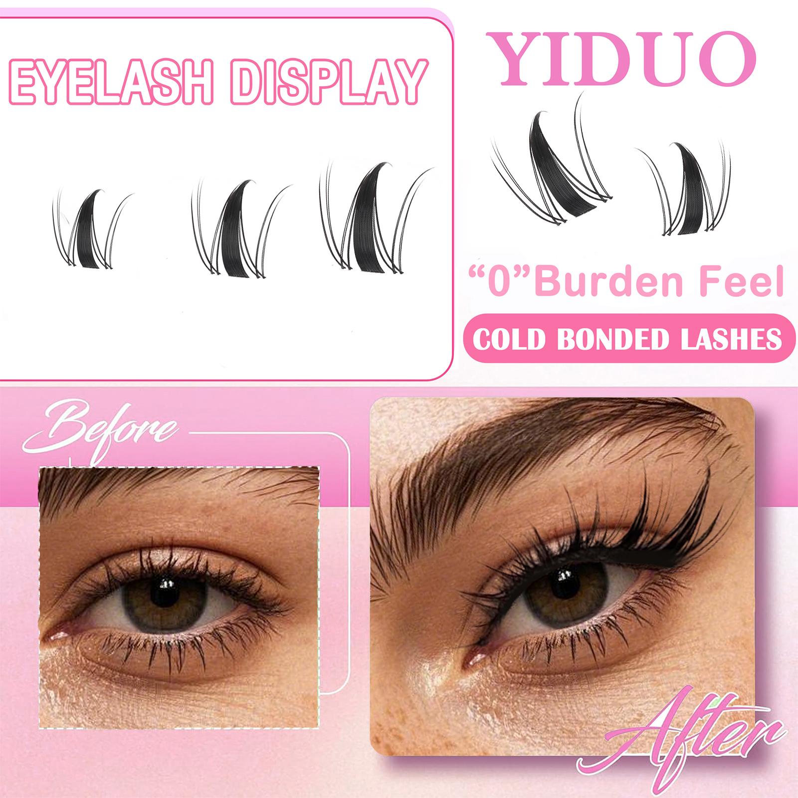 5 Styles Lash Clusters Kit with Eyelash Tools: Bond and Seal | Lash Remover | Eyelash Brush | Lash Tweezers Manga+Manga&Bottom+Wispy+Fairy Lashes Extensions 5-16mm Natural Wispy Individual DIY Eyelash Kit Salon at Home | Long-Lasting Glam Effect Easy DIY