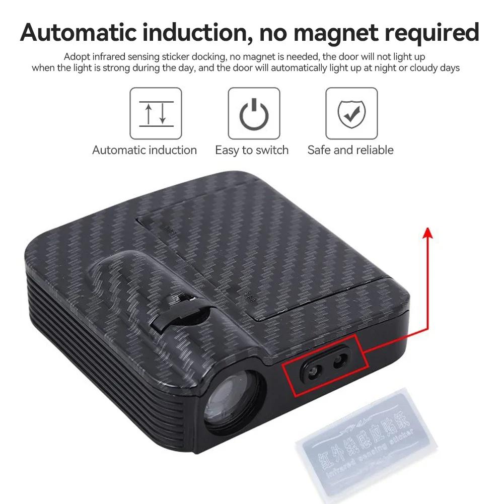 Car Door Welcome Light Logo Projector Lights Accessories for VW GTI Polo Golf Passat Tiguan Arteon Touareg Taigo Caddy Jetta Bee(Battery Not Included)