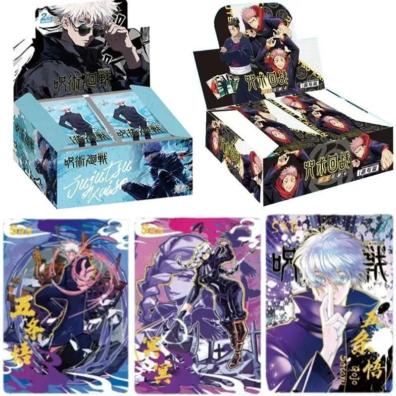 2026 Popular Toy Cards Genuine Jujutsu Kaisen Card Warlock Cards Gojo Satoru Fushiguro Megumi Itadori Yuji Cards Anime Peripheral Collection Cards Toy 2026 Hot selling toys