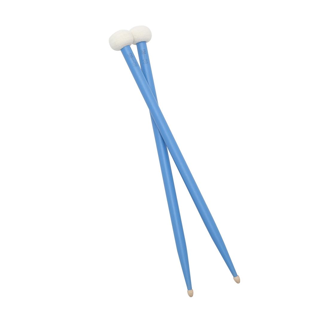 Irin Sm-08 Dual-Sided Drumsticks, Real Maple Wood Percussion Sticks, Felt Tip & Wooden Design, Suitable for Snare Drums, Drum Kits, Cymbals